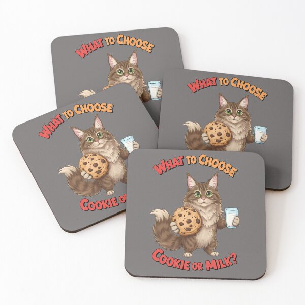 Item preview, Maine Coon Cat Cookie Lover Design designed and sold by Art-Arcade6.