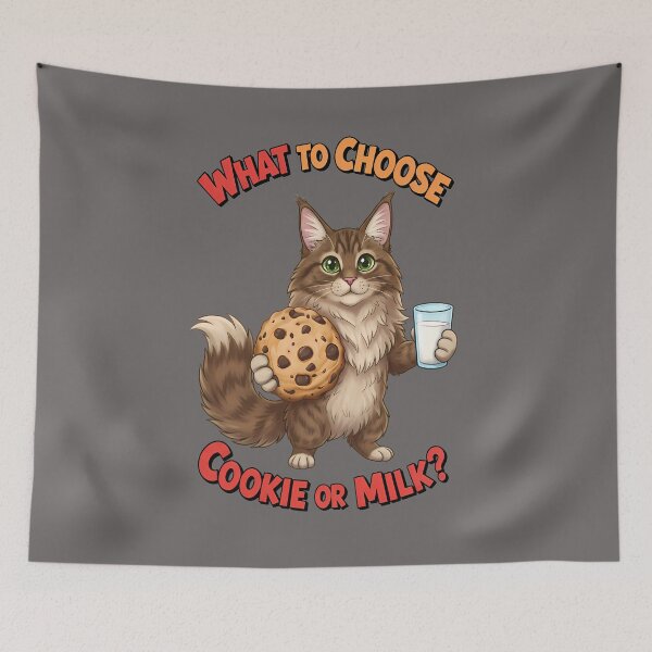 Item preview, Maine Coon Cat Cookie Lover Design designed and sold by Art-Arcade6.