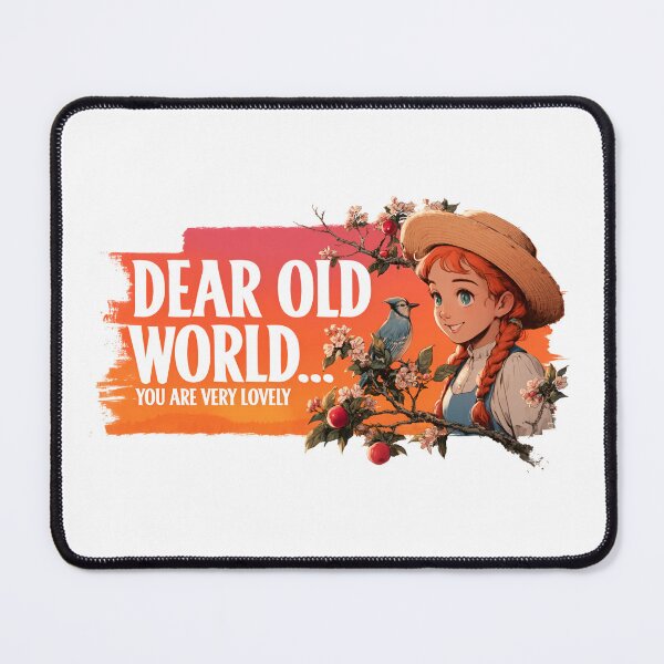 Item preview, Dear Old World You Are Very Lovely Anne Shirley Art designed and sold by Fenay Designs.