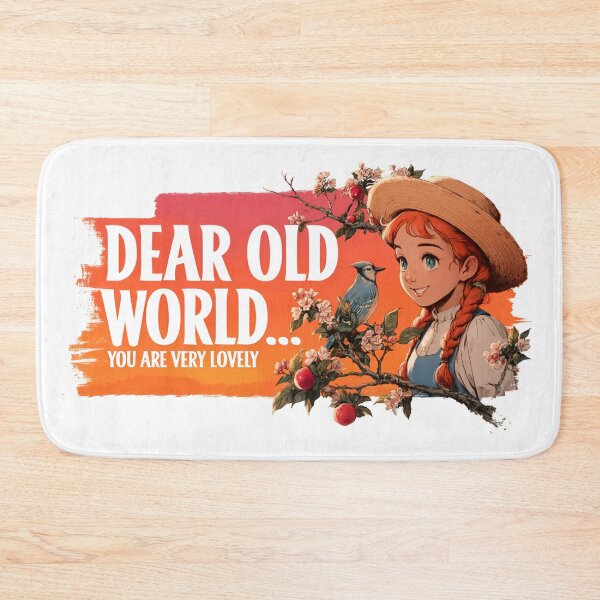 Item preview, Dear Old World You Are Very Lovely Anne Shirley Art designed and sold by Fenay Designs.