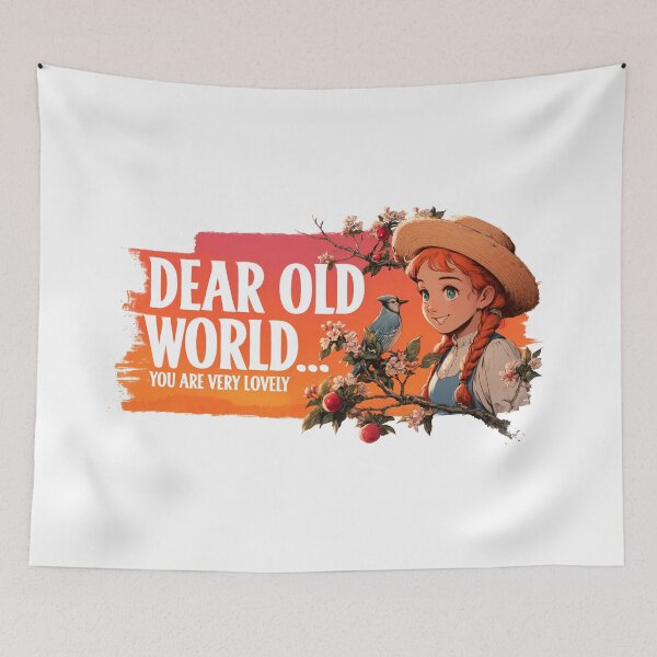 Item preview, Dear Old World You Are Very Lovely Anne Shirley Art designed and sold by Fenay Designs.