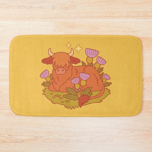 Item preview, Scottish Highland Cow designed and sold by Erika Vaigel Illustrations.