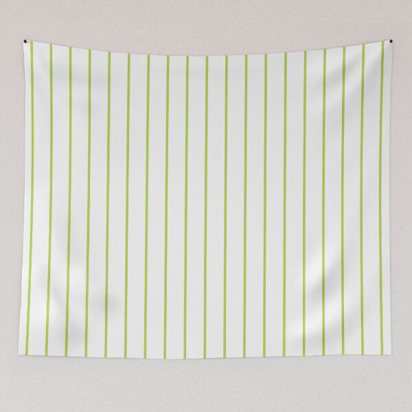 Item preview, Pinstriped White And Lime Pattern designed and sold by pattern-archive.
