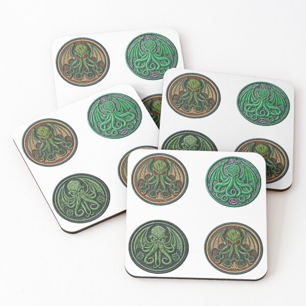 Item preview, Mini Cthulhu merit badges sticker pack designed and sold by MendaciousMina.