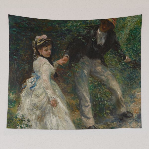 Item preview, La Promenade by Pierre-Auguste Renoir: Romantic Impressionist Garden Scene designed and sold by artofuniverse.