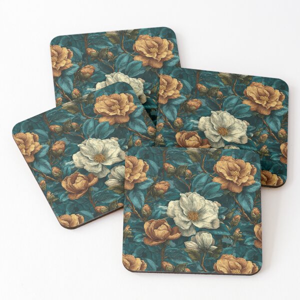 Item preview, Artistic Gardenias Texture  - Birth Flower Pattern  - Anniversary Gifts designed and sold by RoyalStarsPatts.
