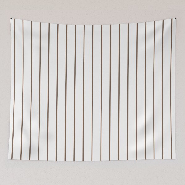 Item preview, Pinstriped White And Mocha Pattern designed and sold by pattern-archive.