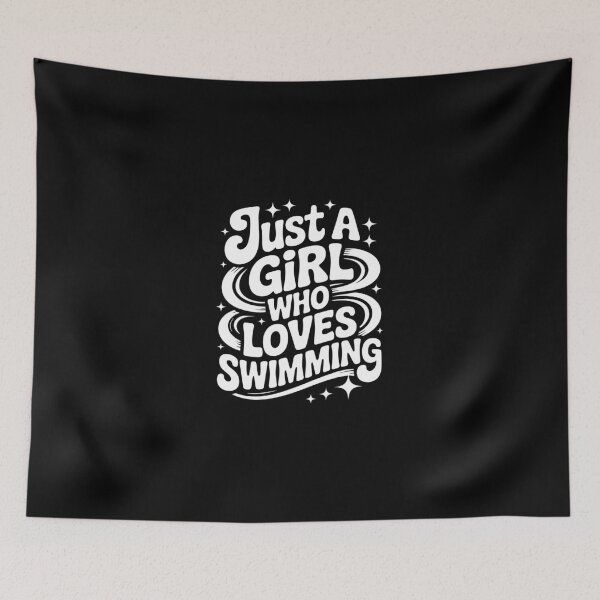 Item preview, Just a Girl Who Loves Swimming designed and sold by jkrphoto.