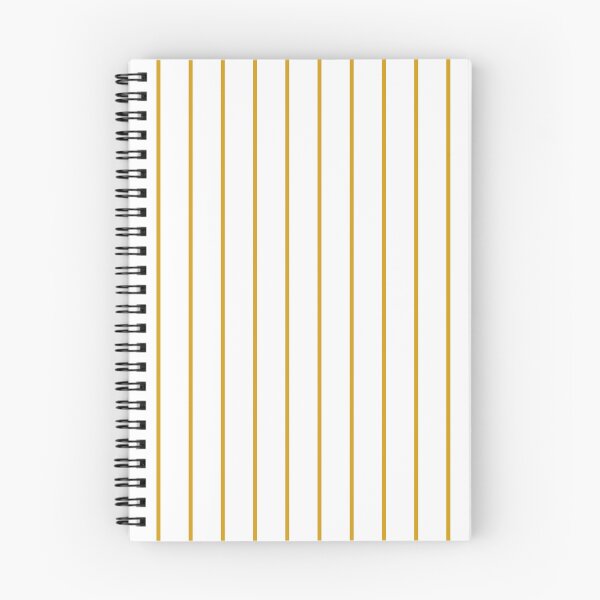 Item preview, Pinstriped White And Mustard Pattern designed and sold by pattern-archive.