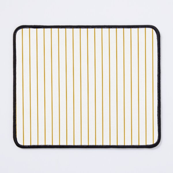 Item preview, Pinstriped White And Mustard Pattern designed and sold by pattern-archive.