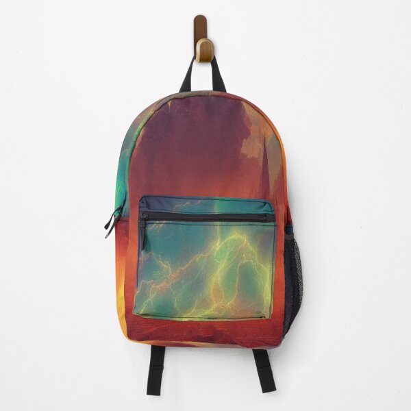 Item preview, Surreal fire world with cosmic sky – Dramatic Fantasy Vision in Color designed and sold by FotoworldEdel.