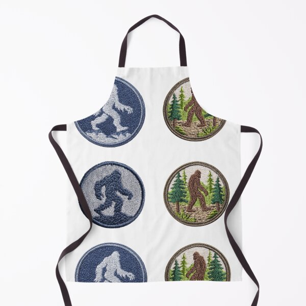 Item preview, Mini Yeti and Bigfoot merit badges sticker pack designed and sold by MendaciousMina.