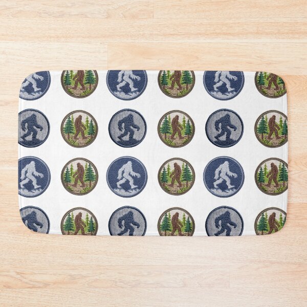 Item preview, Mini Yeti and Bigfoot merit badges sticker pack designed and sold by MendaciousMina.