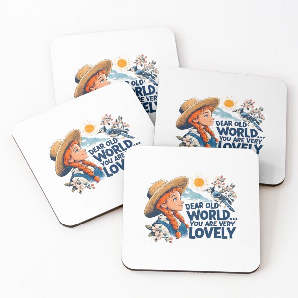 Item preview, Dear Old World You Are Very Lovely Floral Anne Shirley designed and sold by Fenay Designs.