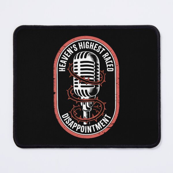 Item preview, Heavens Highest Ranked Disappointment Sarcastic Quote Retro Microphone designed and sold by SplashTastic.