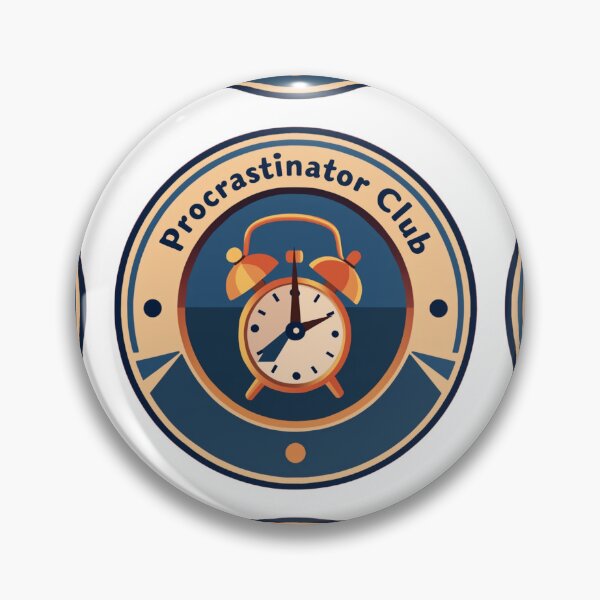 Item preview, Procrastinator club designed and sold by MendaciousMina.