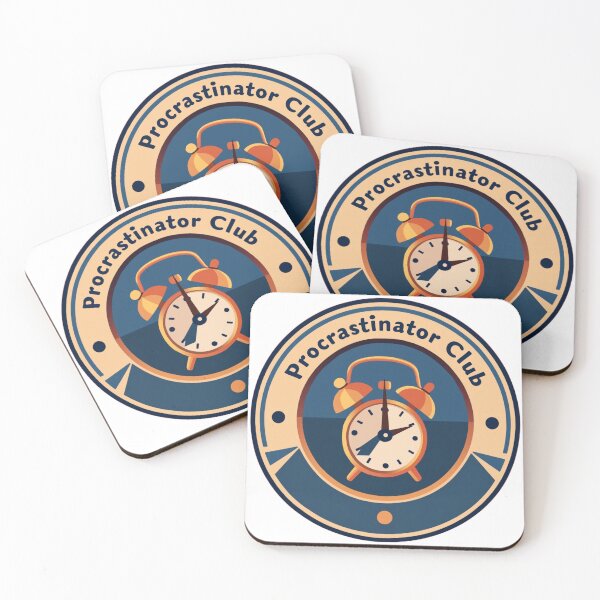 Item preview, Procrastinator club designed and sold by MendaciousMina.