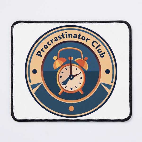Item preview, Procrastinator club designed and sold by MendaciousMina.