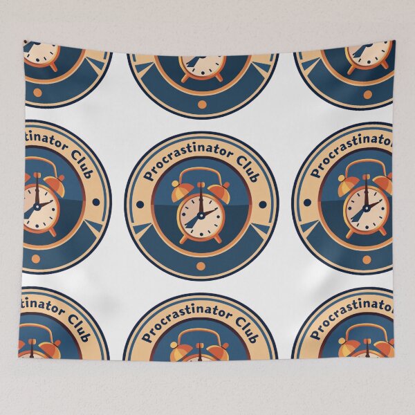 Item preview, Procrastinator club designed and sold by MendaciousMina.