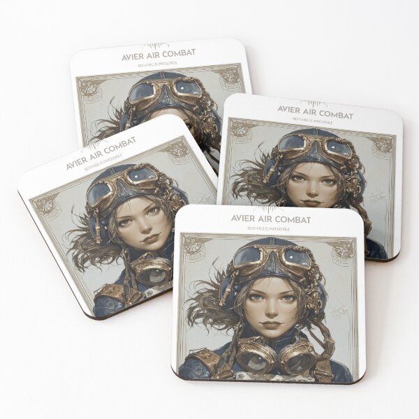 Item preview, Female fighter Avier pilot called Kitty-Series-03 designed and sold by AvierAero.