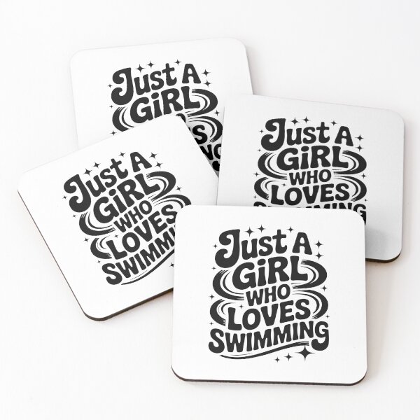 Item preview, Just a Girl Who Loves Swimming designed and sold by jkrphoto.