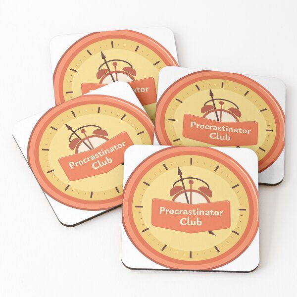 Item preview, Procrastinator club designed and sold by MendaciousMina.