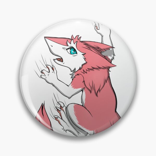 Item preview, Pink Hanging sergal suprised designed and sold by Reno-Viol.