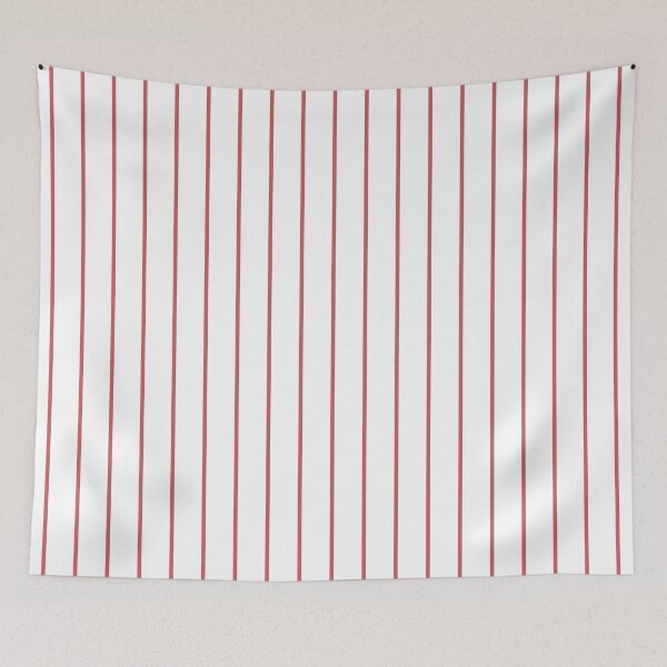Aperçu de l'œuvre Motif à fines rayures blanches et rouges pastel créée et vendue par pattern-archive.