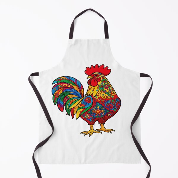 Item preview, Colorful Folk Rooster – Polish Slavic Folk Art Design designed and sold by myforestfog.