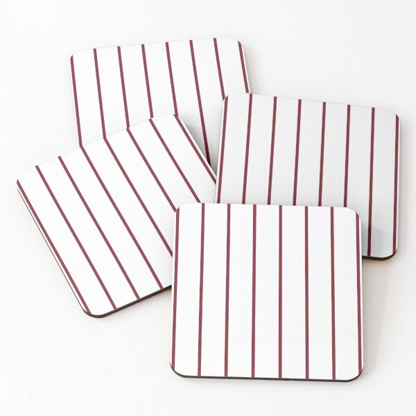 Item preview, Pinstriped White And Red Pattern designed and sold by pattern-archive.
