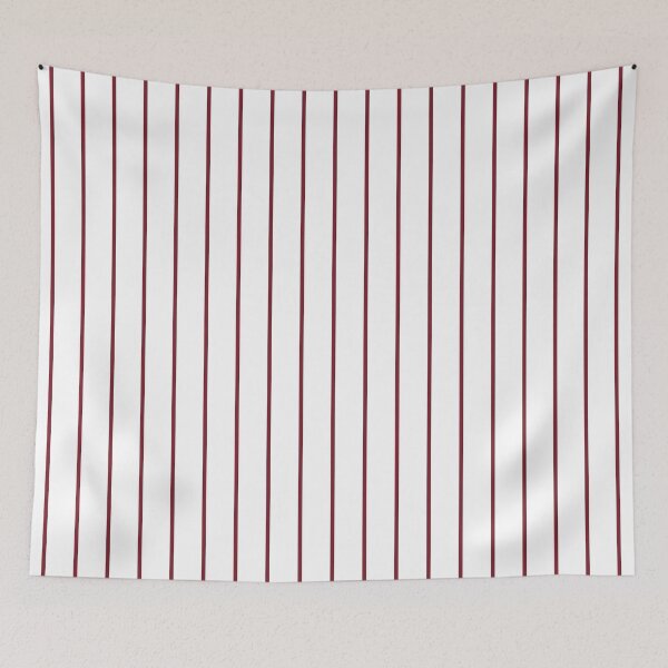 Item preview, Pinstriped White And Red Pattern designed and sold by pattern-archive.