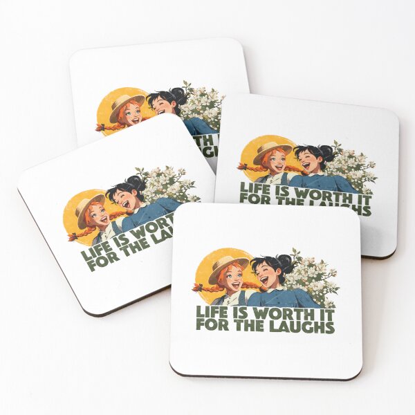 Item preview, Life Is Worth It For The Laughs Anne Shirley Diana Barry designed and sold by Fenay Designs.