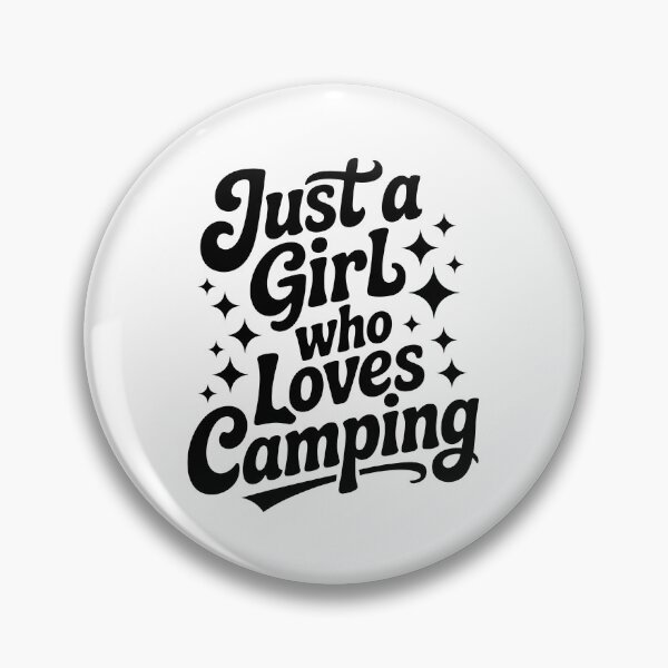 Item preview, Just a Girl Who Loves Camping designed and sold by jkrphoto.