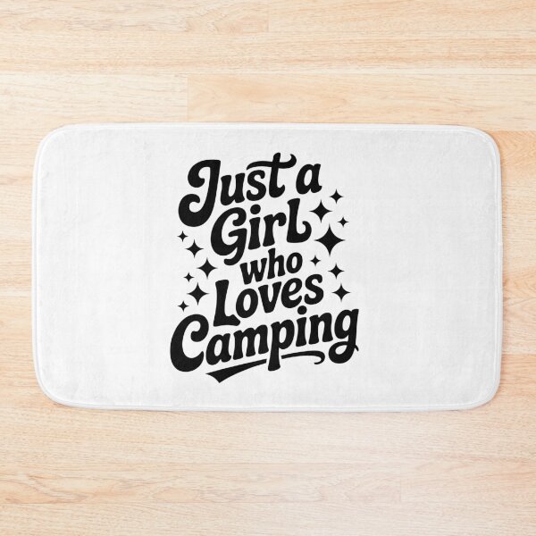 Item preview, Just a Girl Who Loves Camping designed and sold by jkrphoto.