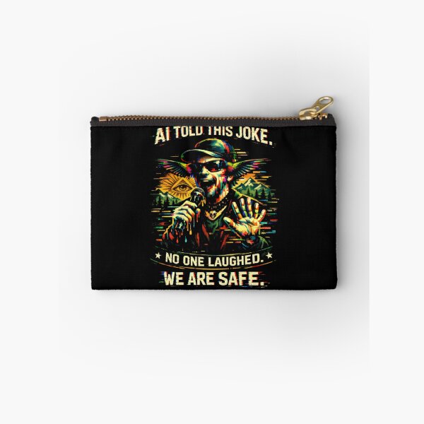 Item preview, AI Told This Joke Glitch Art Stand Up Comedy designed and sold by SplashTastic.