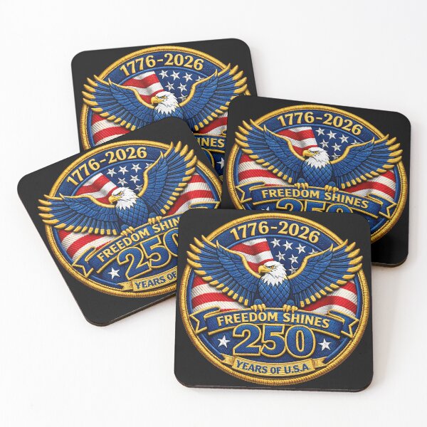 Item preview, USA Freedom 250th anniversary 1776-2026 Freedom Shines designed and sold by gear-posters.