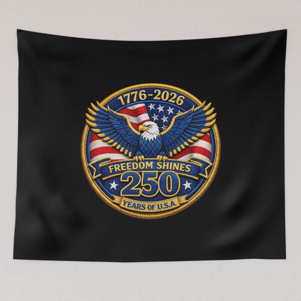 Item preview, USA Freedom 250th anniversary 1776-2026 Freedom Shines designed and sold by gear-posters.