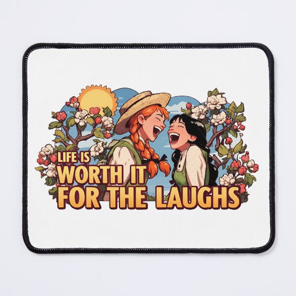 Item preview, Life Is Worth It For The Laughs Floral Anne of Green Gables designed and sold by Fenay Designs.
