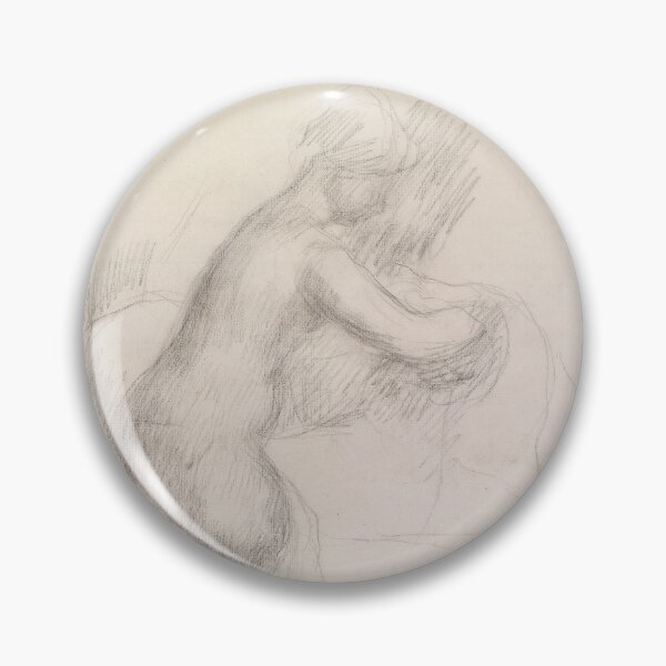 Item preview, La Toilette by Pierre-Auguste Renoir: Nude Figure Sketch Poster designed and sold by artofuniverse.