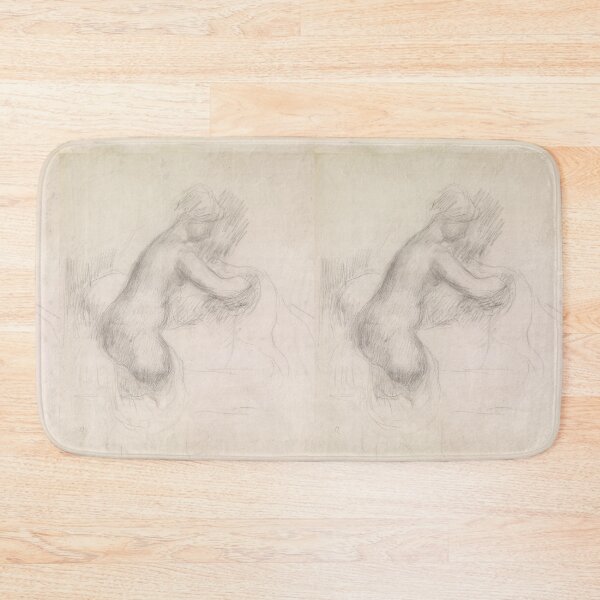 Item preview, La Toilette by Pierre-Auguste Renoir: Nude Figure Sketch Poster designed and sold by artofuniverse.