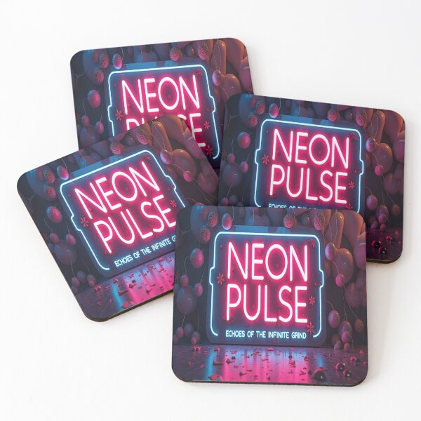 Item preview, NEON PULSE Echoes of the Infinite Grind designed and sold by TheIdealArtShop.