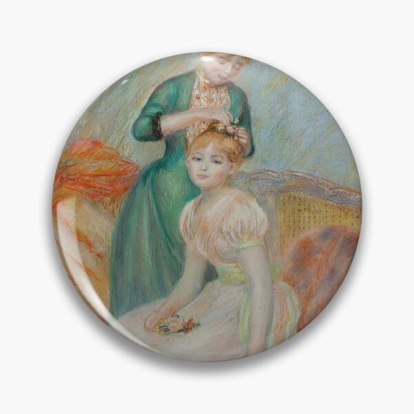 Item preview, La Toilette by Pierre-Auguste Renoir: Romantic Impressionist Fine Art Print designed and sold by artofuniverse.
