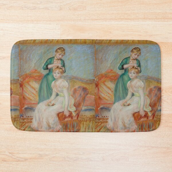 Item preview, La Toilette by Pierre-Auguste Renoir: Romantic Impressionist Fine Art Print designed and sold by artofuniverse.