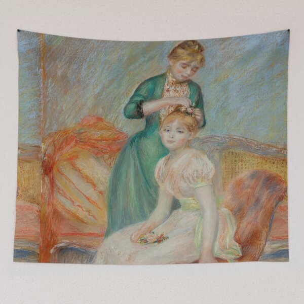 Item preview, La Toilette by Pierre-Auguste Renoir: Romantic Impressionist Fine Art Print designed and sold by artofuniverse.