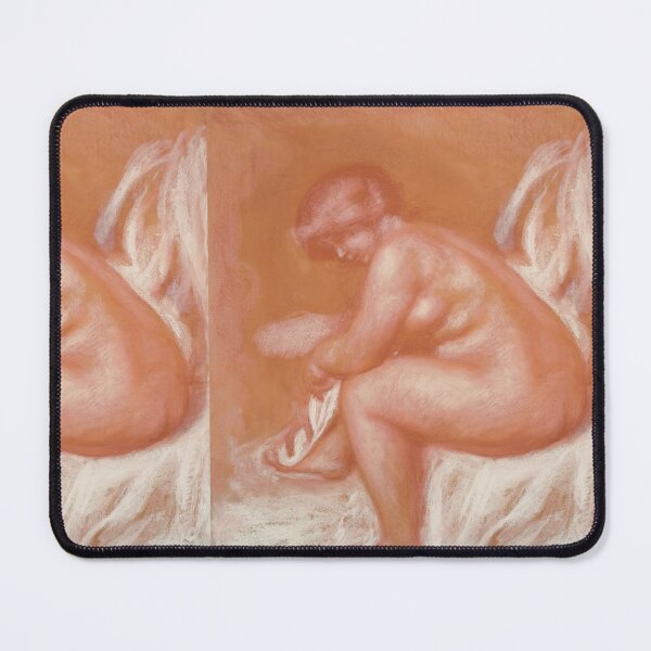 Item preview, La Toilette Ou Femme Nue Sessuyant by Pierre-Auguste Renoir: Nude Study Poster designed and sold by artofuniverse.