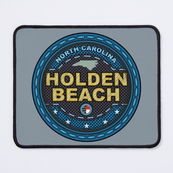 Item preview, Holden Beach North Carolina stitching effect blue designed and sold by studioss76.