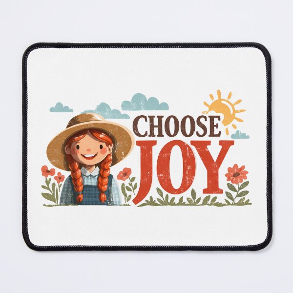 Item preview, Choose Joy Vintage Anne of Green Gables Floral Art designed and sold by Fenay Designs.