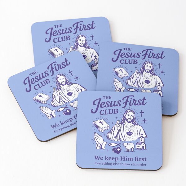 Item preview, Jesus Fan Club Funny Christian Collage  designed and sold by HowToCanadian.