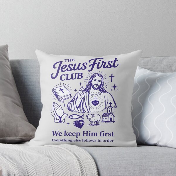 Item preview, Jesus Fan Club Funny Christian Collage  designed and sold by HowToCanadian.