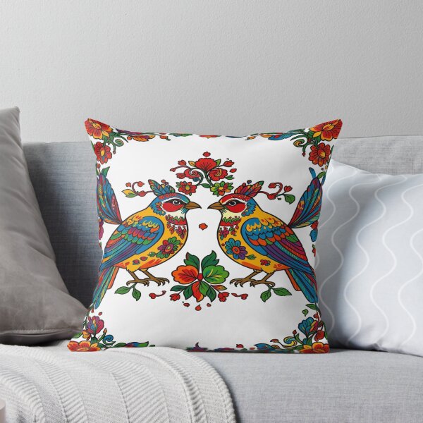 Item preview, Polish Folk Birds – Colorful Slavic Floral Art designed and sold by myforestfog.